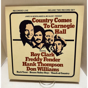 1977 ABC Vinyl Record Dot Country Comes To Carnegie Hall - Double LP